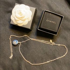 Chanel bow necklace